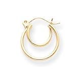 Sardelli - 14k Double Hoop Earrings