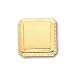Gold-plated Square Tie Tack