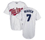 Joe Mauer #7 Minnesota Twins Home Youth Jersey