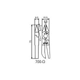 花園工具 エアニッパ用替え刃 700-D