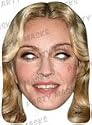 Madonna Celebrity Cardboard Mask - Single