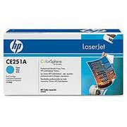 Genuine HP Toner for Color LaserJet CP3525, CM3530 MFP - CE251A (Cyan) 7K