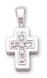 14kt Gold Religious Pendant with Diamonds - DS605