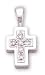 14kt Gold Religious Pendant with Diamonds - DS605