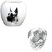 Bull Mastiff Pillow Vase, Porcelain by Rosalinde (4')
