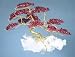 Garnet Gemstones Bonsai Tree