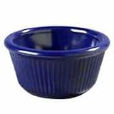 Melamine Ramekin Fluted Sides 2 oz. Cobalt Blue. 4 Dozen per case, 48/CS