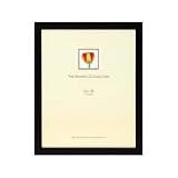 Dennis Daniels Wood Picture Frame with a Step Molding Profile, for an 8 x 12 Photograph, Color: Ebony Black.