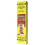 Lil' Drugstore Products - Tylenol Extra Strength Tablets, 2/PK, 30 PK/BX - Sold as 1 BX - Each packet contains a single dose of medicine. Sanitary because no one touches it except the person taking it. The pure pain relief in Tylenol Extra Strength works fast on headaches. Will not damage your stomach the way aspirin or even ibuprofen can. Reduces fever. Temporarily relieves minor aches and pains because of headache, muscular aches, backache, minor pain of arthritis, the common cold, toothache a