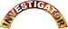 Investigator Real Fire Firefighter Fire Helmet Arcs / Rocker Decals Reflective