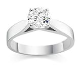 0.26 Carat D/VS2 Round Brilliant Certified Diamond Solitaire Engagement Ring in Platinum