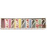 Churchill China Cath Kidston, Gingham Boxset of 4 Mugs
