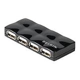 Belkin F5U404PBLK USB 2.0 4-PORT Mobile Hub