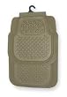 Westward 1EBB1 Floor Mat Set Of 4, Tan, L 33 1/2 In