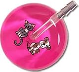 Kitty Kat + Doggie w/ Hot Pink Background Ultrascope Stethoscope - Model 109HP