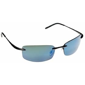 Bolle Sunglasses Meltdown Shiny Gun Frame with Polarized Cobaltz Lenses