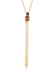 Vince Camuto Jewel Purpose Gold Tassel Necklace, 18"