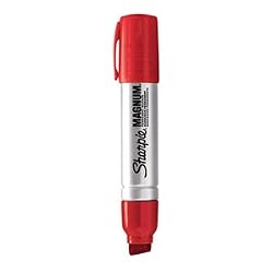 Sharpie Magnum Oversized Red Permanent Marker Pen (1-Each)