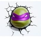 Teenage Mutant Ninja Turtles 3d Wall Art Nightlight - Donatello