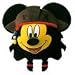 Disney's Mickey Jack Sparrow Antenna Ball Topper
