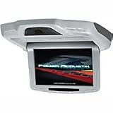 Power Acoustik PT-92CMGR 9 Wide Ceiling Monitor, Slim Compact Design with Built-in IR transmitter for wireless headphones Grey Color