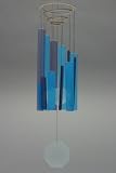 Goose Rocks Designs Sebago-v Handcrafted Stained Glass Wind Chime