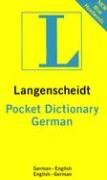 Langenscheidt Pocket Dictionary German-English/English-German