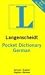 Book Pocket German Dictionary: German-English / English-German: In The New German Spelling (Langenscheidt's Pocket Dictionary)