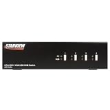 StarTech.com 4 Port DVI VGA Dual Monitor KVM Switch USB with Audio & USB 2.0 Hub (SV431DDUSB)