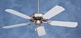 Emerson Fans CF700BSW Builder Fan - Brushed Steel Builder Ceiling Fan 52 Blade Span