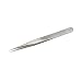 Aven Straight Fine Pattern 1 Precision Tweezer, Stainless Steel, 4-3/4" Length