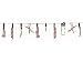 Bloody Weapon Garland, 7 1/2ft