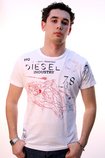 Diesel - TRAK-RS CARBONIZED WASH T-SHIRT