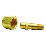 Buy 15-2 15-3 CGA510 Acetylen Regulator Inlet Brass Nut & Nipple by Atlas