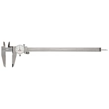 Starrett 1202 Series Dial Calipers, Inch, Stainless Steel