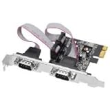 SIIG 2-Port RS232 Serial PCIe with 16950 UART (JJ-E02111-S1)