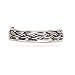 Oxidized Braided Toe Ring