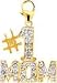 #1 Mom, 14K Gold Diamond Charm