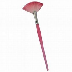 Fantasea 2-Tone Translucent Fan Brush / Pink (FSC284)