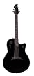 Ovation T357 Tangent Super-Shallow Bowl Cutaway Acoustic-Electric Guitar (Black)