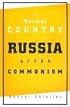 A Normal Country: Russia after Communism