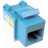 Cables Unlimited UTP-7100B-5 CAT-6 Keystone Jack, 5 Pack (Blue)