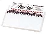 Weatherbee 3 x 5-Inch Recipe Card Dividers, Set of 24