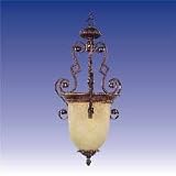 Windsor Bronze Finish Three Light Pendant
