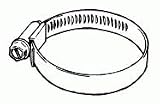 T-H MARINE STAINLESS STEEL HOSE CLAMPS Fits: O.D. Sizes 3/4' to 7/8' - Pair