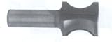 WHITESIDE MACHINE #1480 CARBIDE-TIP OVAL EDGE (HALF BULL NOSE) ROUTER BIT 1-1/2 BEAD OPENING