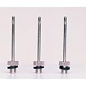 Rucanor - 3 x 2mm Pump / Inflator Needle Adaptor Valves