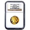 Certified Proof Buffalo Gold Coin 2008-W Half Ounce PF70 Ultra Cameo-image