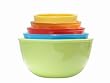 Oggi 5 Piece Melamine Colored Measuring Bowl Set