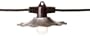 Huntington Lighting 102 Copper 50 Foot string with 10 solid copper shades
